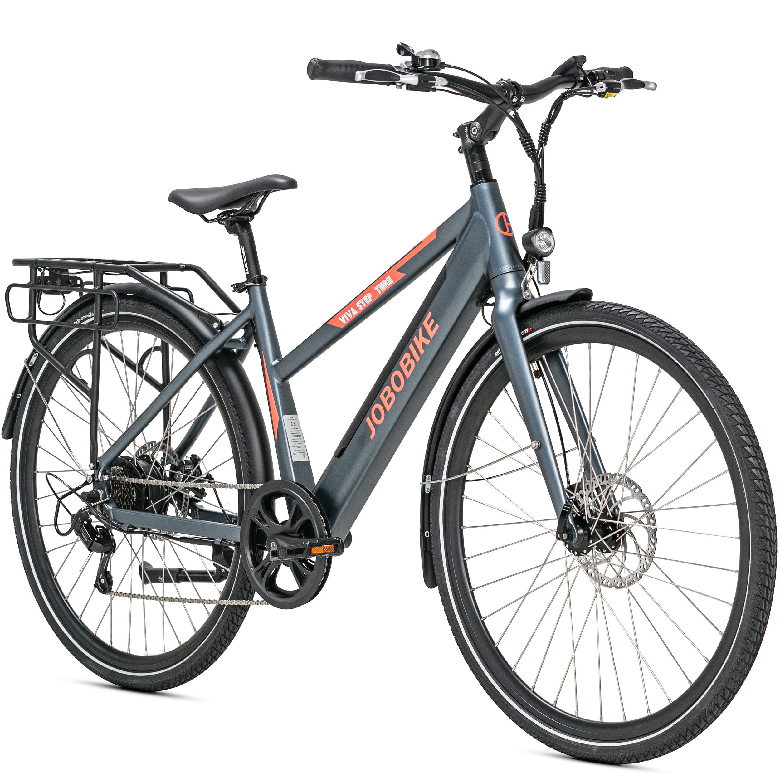 E-Bike Cityrad 28 Zoll VIVA Trekking Elektrofahrrad, Scheibenbremse, nur 22kg