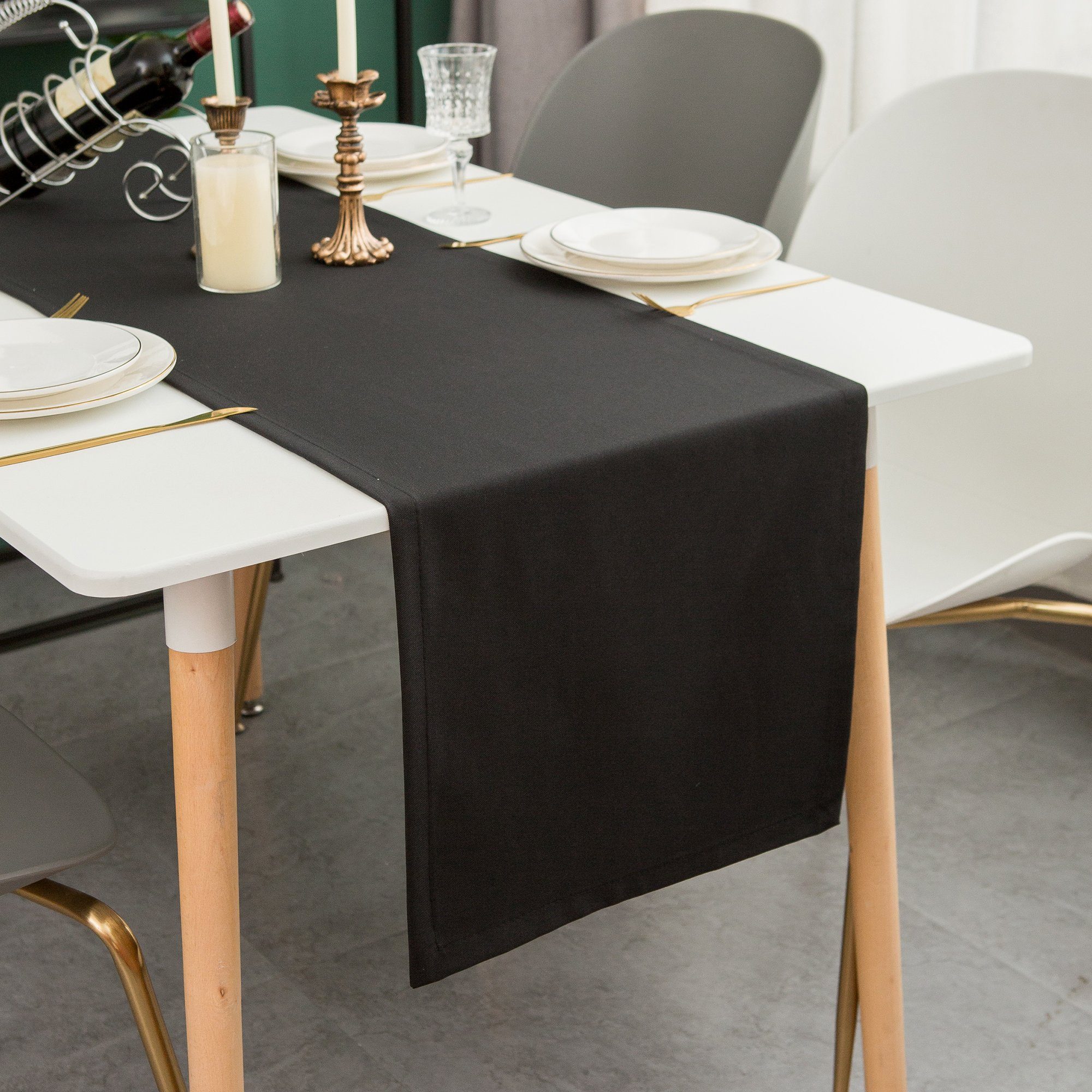 Simurq Tischläufer Modern Outdoor - Indoor Abwaschbar, (Table Runner Tischb günstig online kaufen