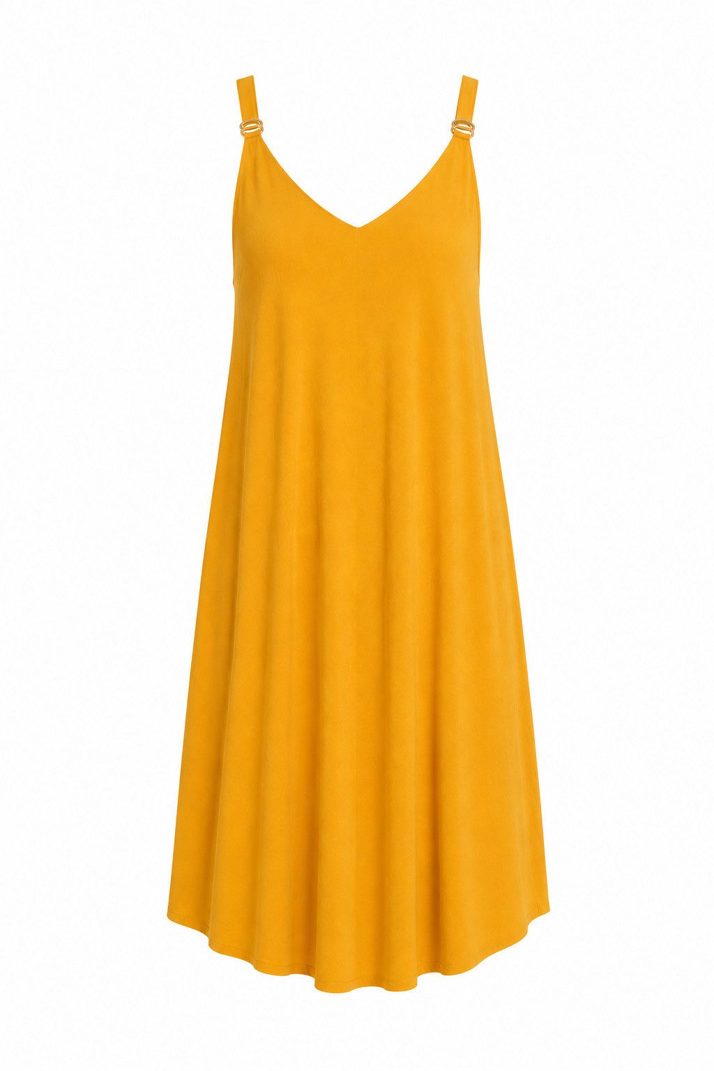 ITALY VIBES Sommerkleid - sommerliches Viskosekleid mit V-Ausschnitt für Damen ONE SIZE - passend für Größen S - L