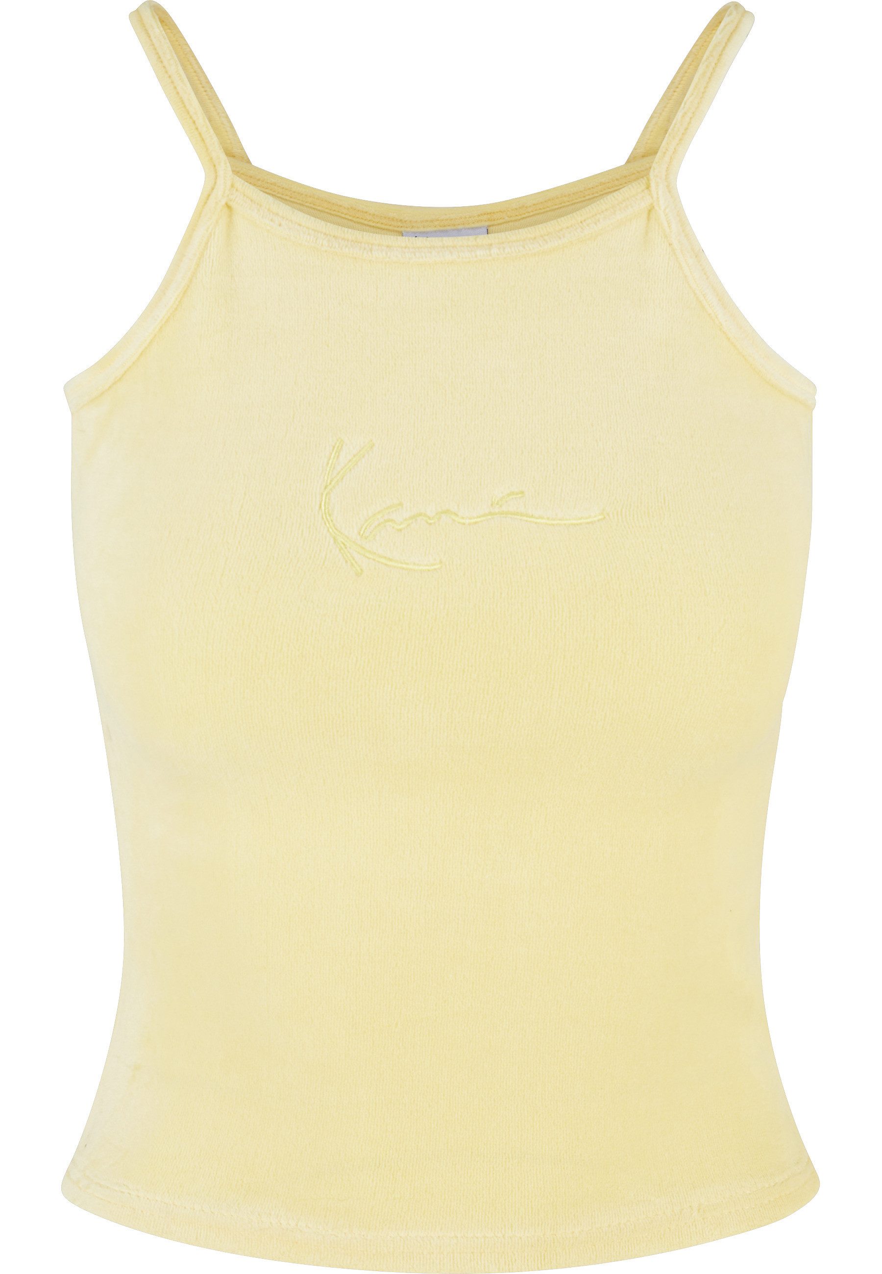 Karl Kani Tanktop Karl Kani Damen KKWQ22116YLW Small Signature Nicki Top (1-tlg)