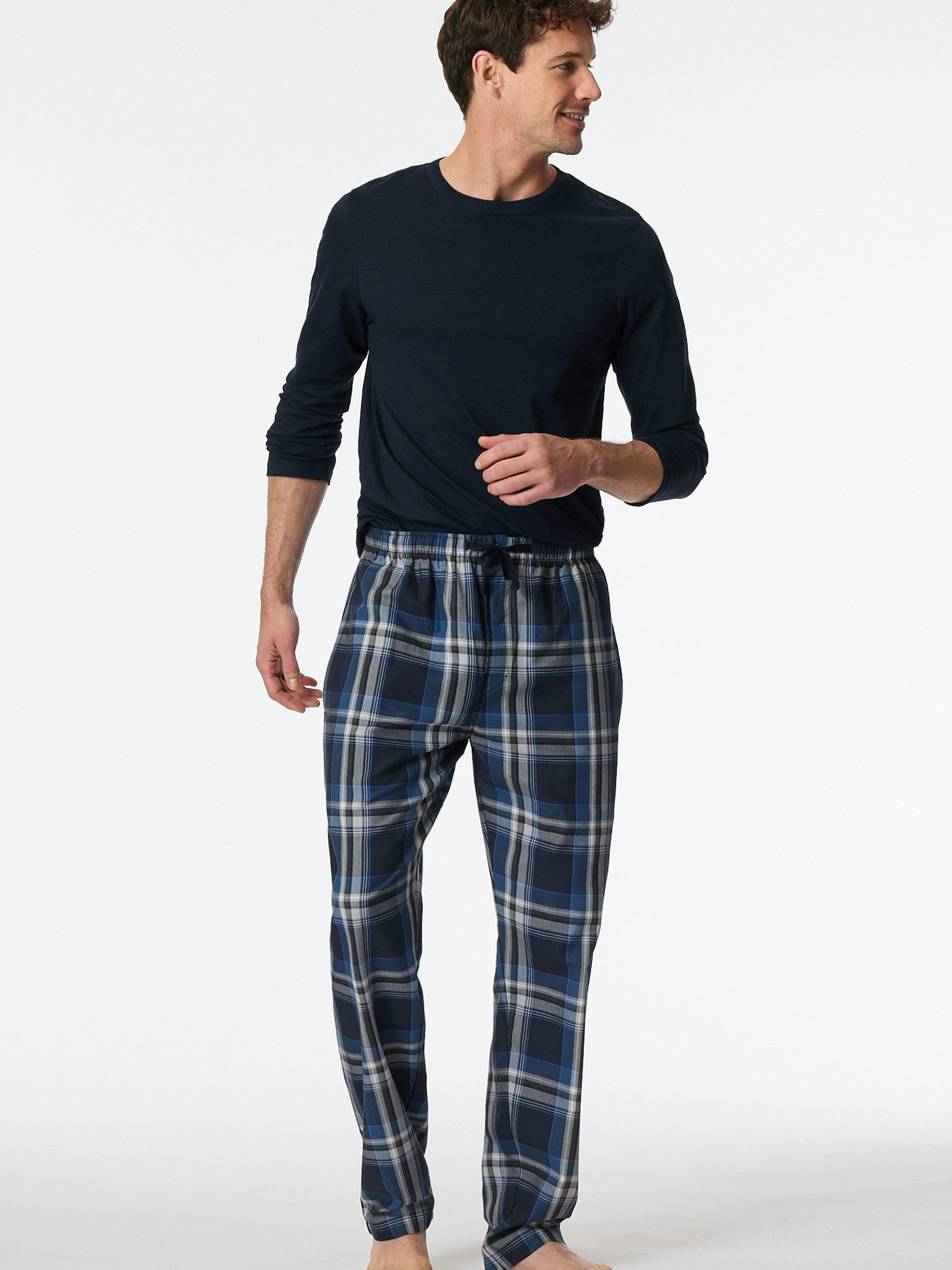 Schiesser Pyjamahose Mix Relax schlaf-hose pyjama schlafmode günstig online kaufen