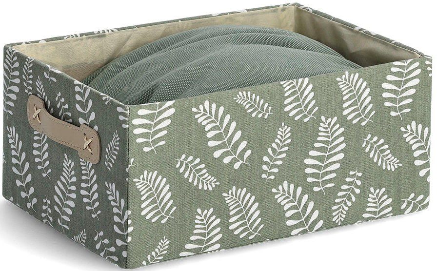 Zeller Present Aufbewahrungsbox Leaves (1 St), Baumwollmix – Bild 2 von 4
