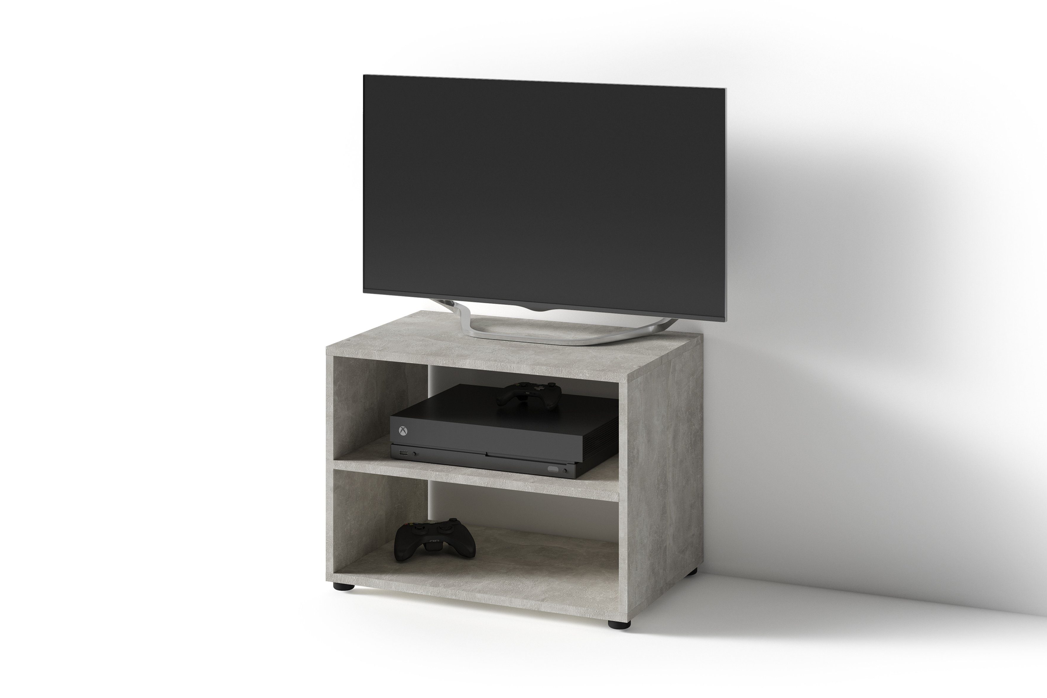 Holzwerkstoff Homexperts VANCOUVER, Atelier, Light B60xT39xH45cm TV-Board Spanplatte
