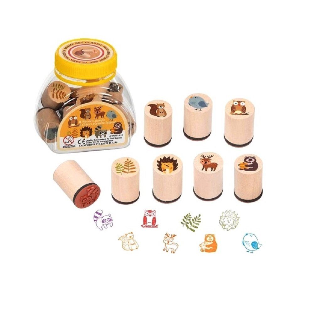Gollnest & Kiesel Kreativset Goki Stempelset 9-teilig