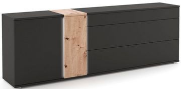 COTTA Sideboard Montana, Breite 235 cm, inkl. LED-Beleuchtung und Push-To-Open