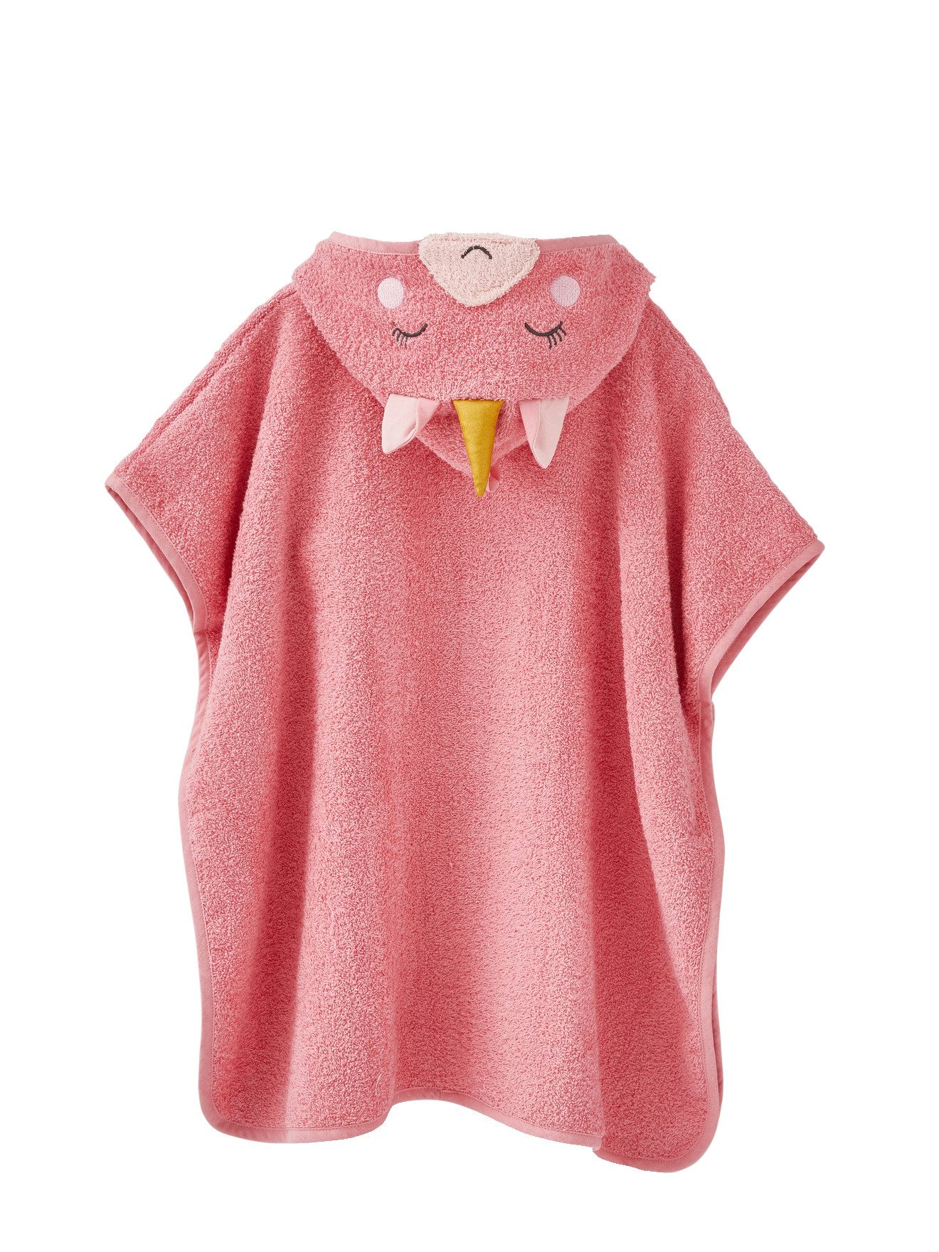 vertbaudet Badeponcho Kinder Bade-Poncho, Einhorn-Kostüm, Frottee