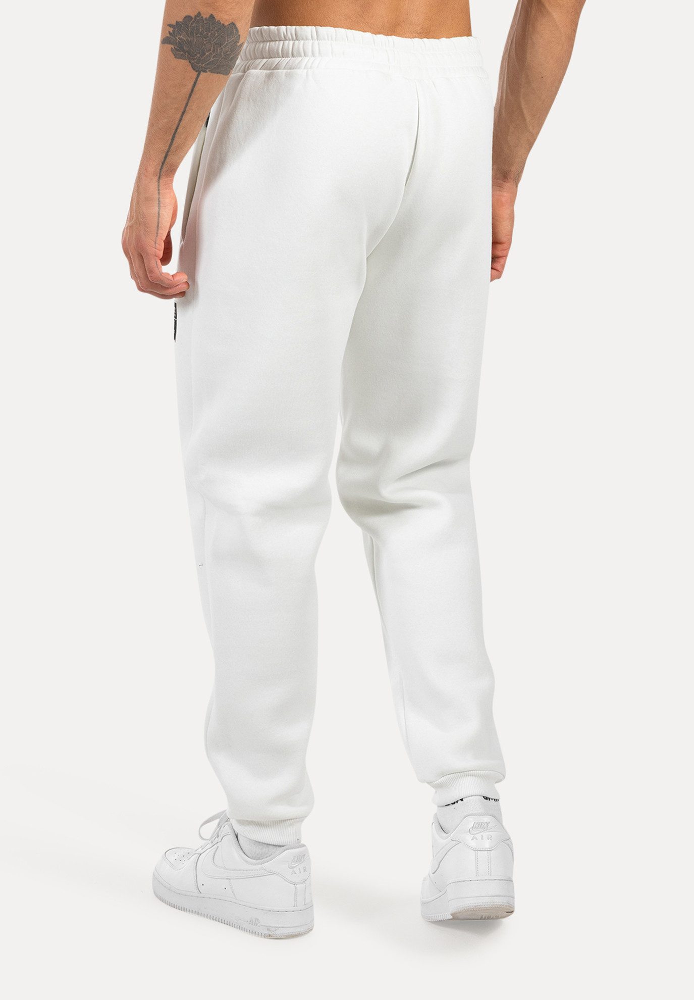 Smilodox Jogginghose Rayk, Bequeme Hose mit Logo Print, elastischem Bund, Bündchen Stretch-Material sportliche und lässige Alltagslooks Sport Freizeit