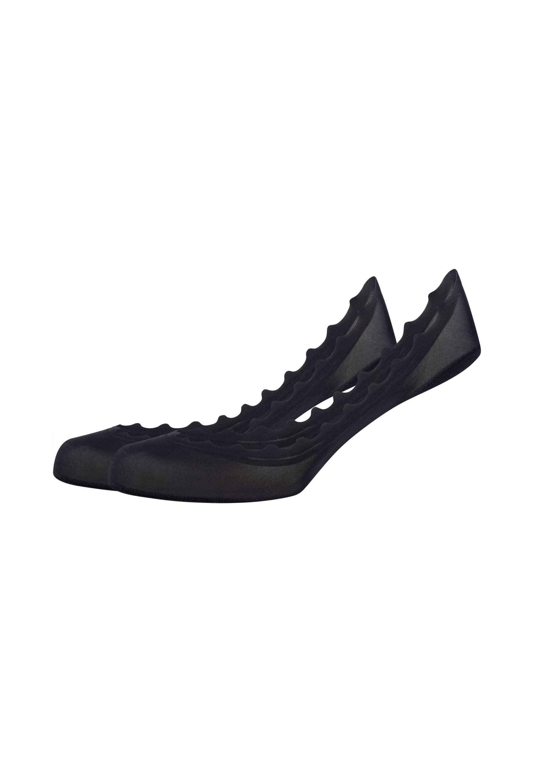Tamaris Füßlinge 4er Pack Ideal für flache Schuhe, mit innenliegendem Tape für besseren Sitz