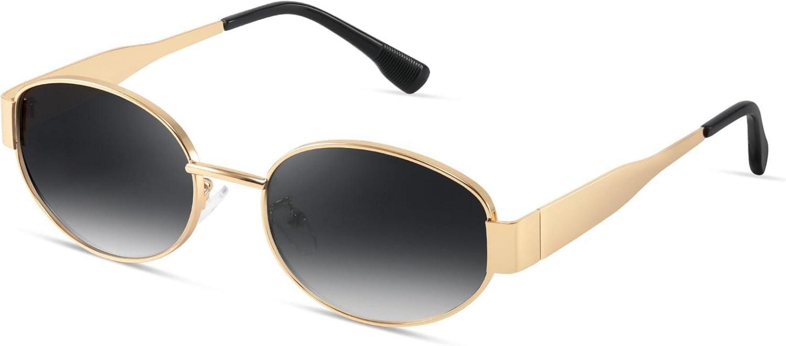LuxusKollektion Retrosonnenbrille Sonnenbrille Damen Polarisiert Gold günstig online kaufen