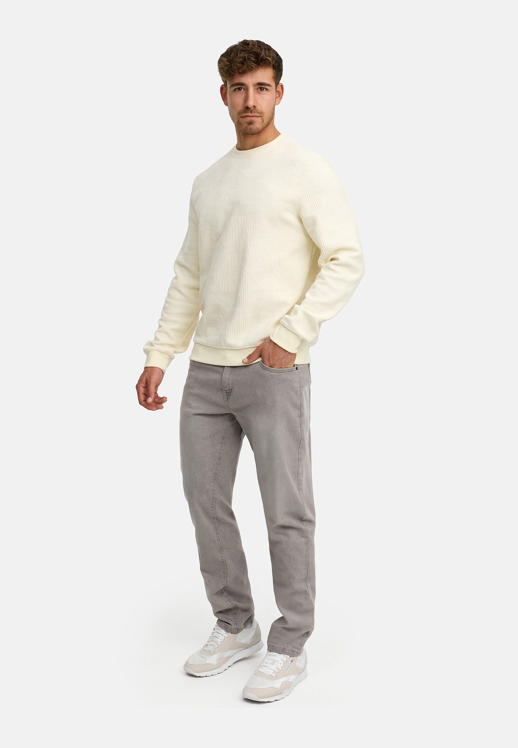 Indicode Regular-fit-Jeans Herren Texas Jeanshose Hose Herrenhose Jeanshose im Five-Pocket Stil