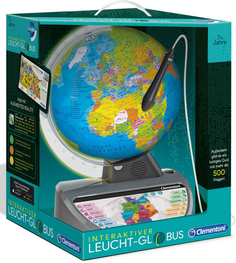 Clementoni® Globus »Galileo, Interaktiver Leucht-Globus«, Made in Europe