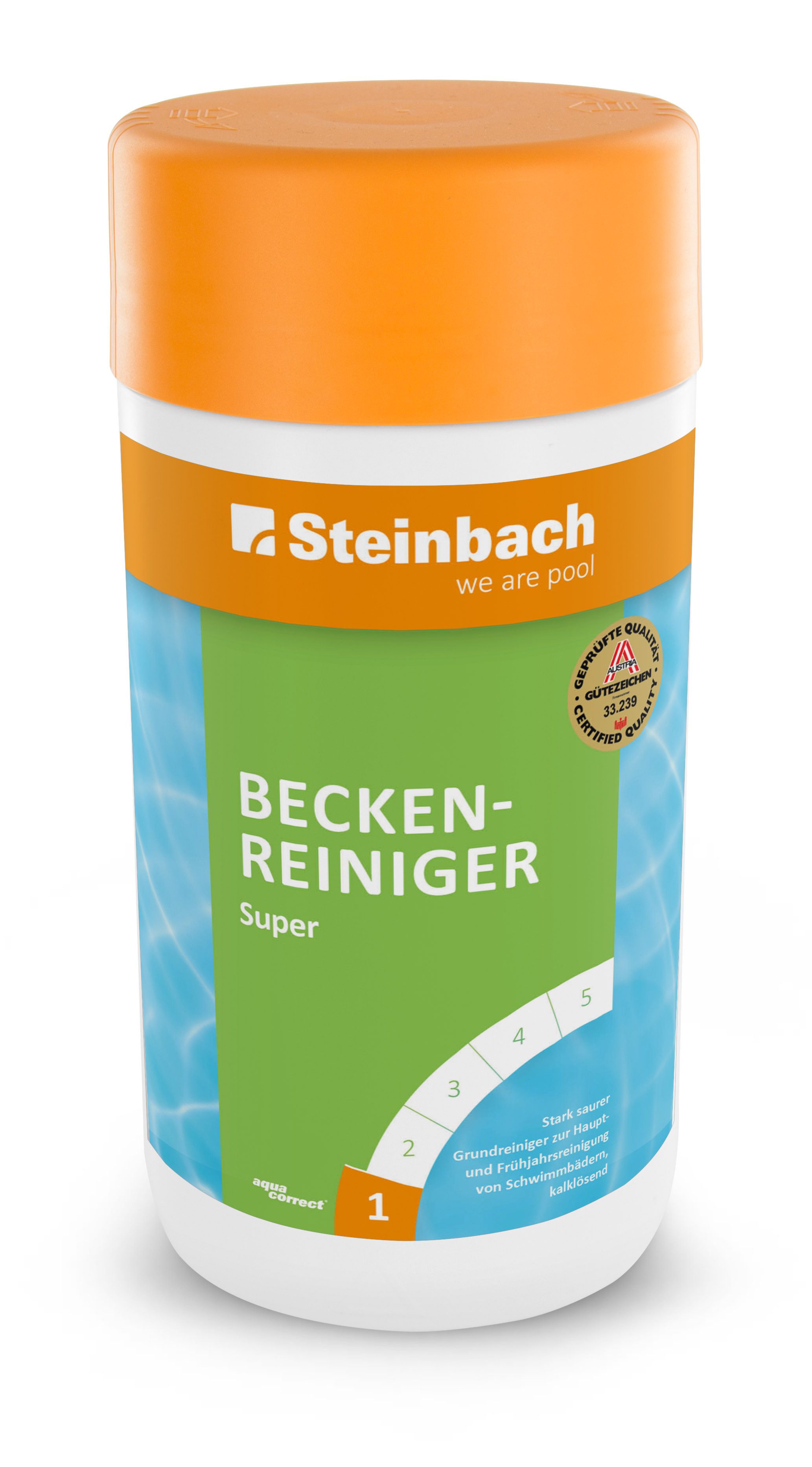 Poolpflege Steinbach Beckenreiniger super 1 L