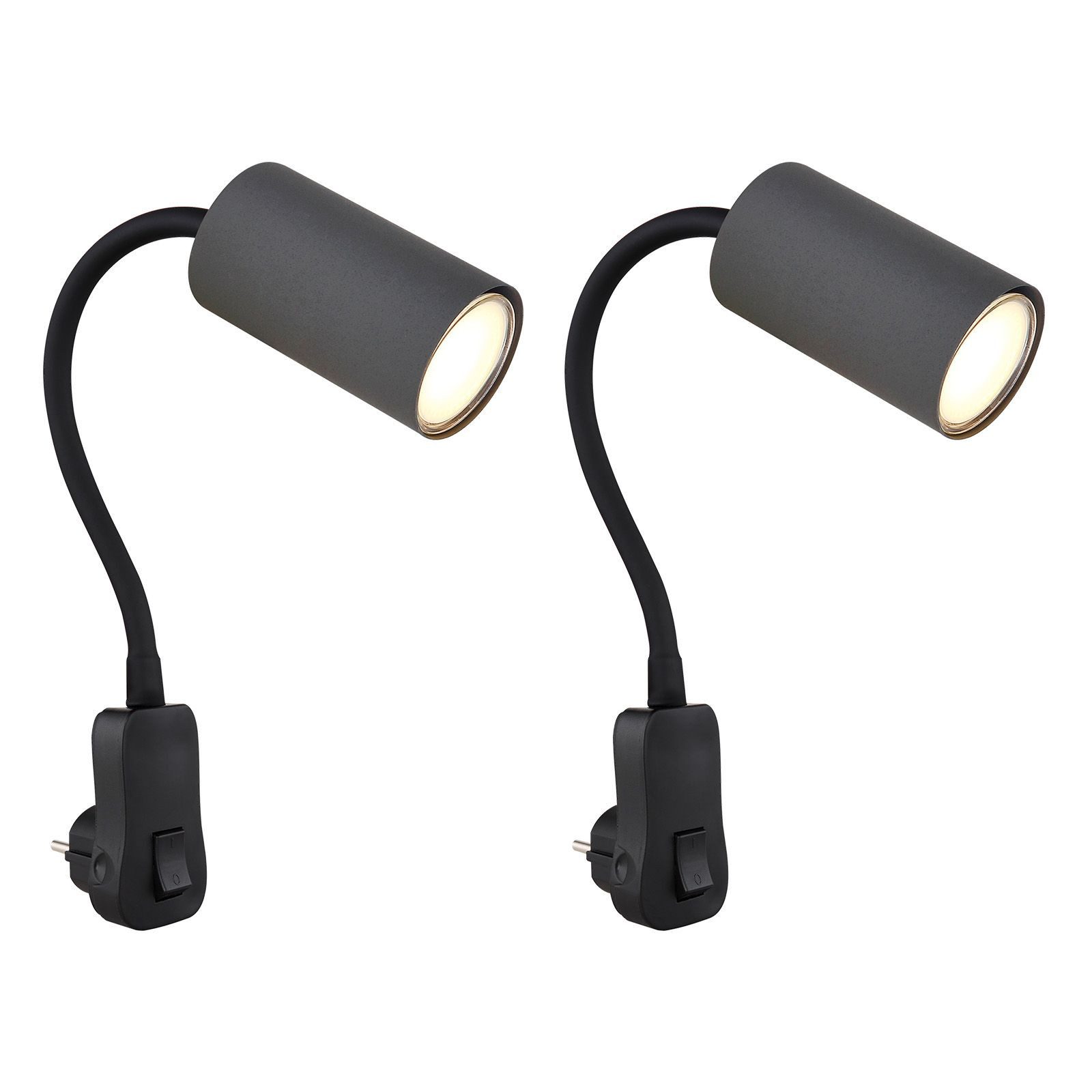 bmf-versand Wandleuchte Wandleuchten 2er Set Innen Wandlampe Schlafzimmer S günstig online kaufen