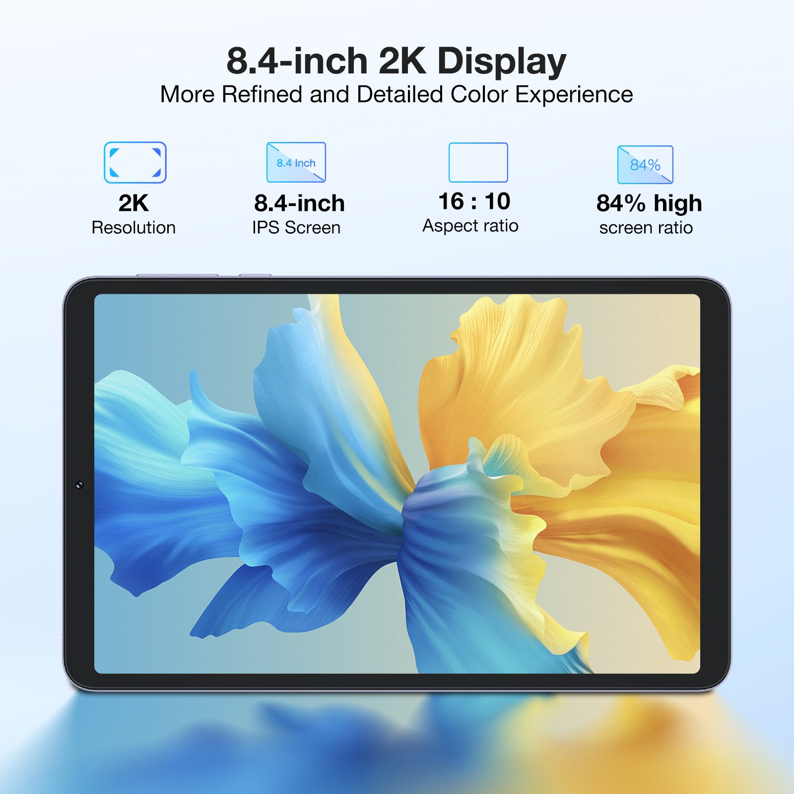 DOOGEE T20 Mini Kinder Tablet 8,4" FHD+ Android, Widevine L1, 5060 mAh Akku Tablet (8,4", 256 GB, 4G, 20 (8+12) GB RAM, 256GB Speicher, Octa-Core, 5060mAh Akku, Face Unlock)