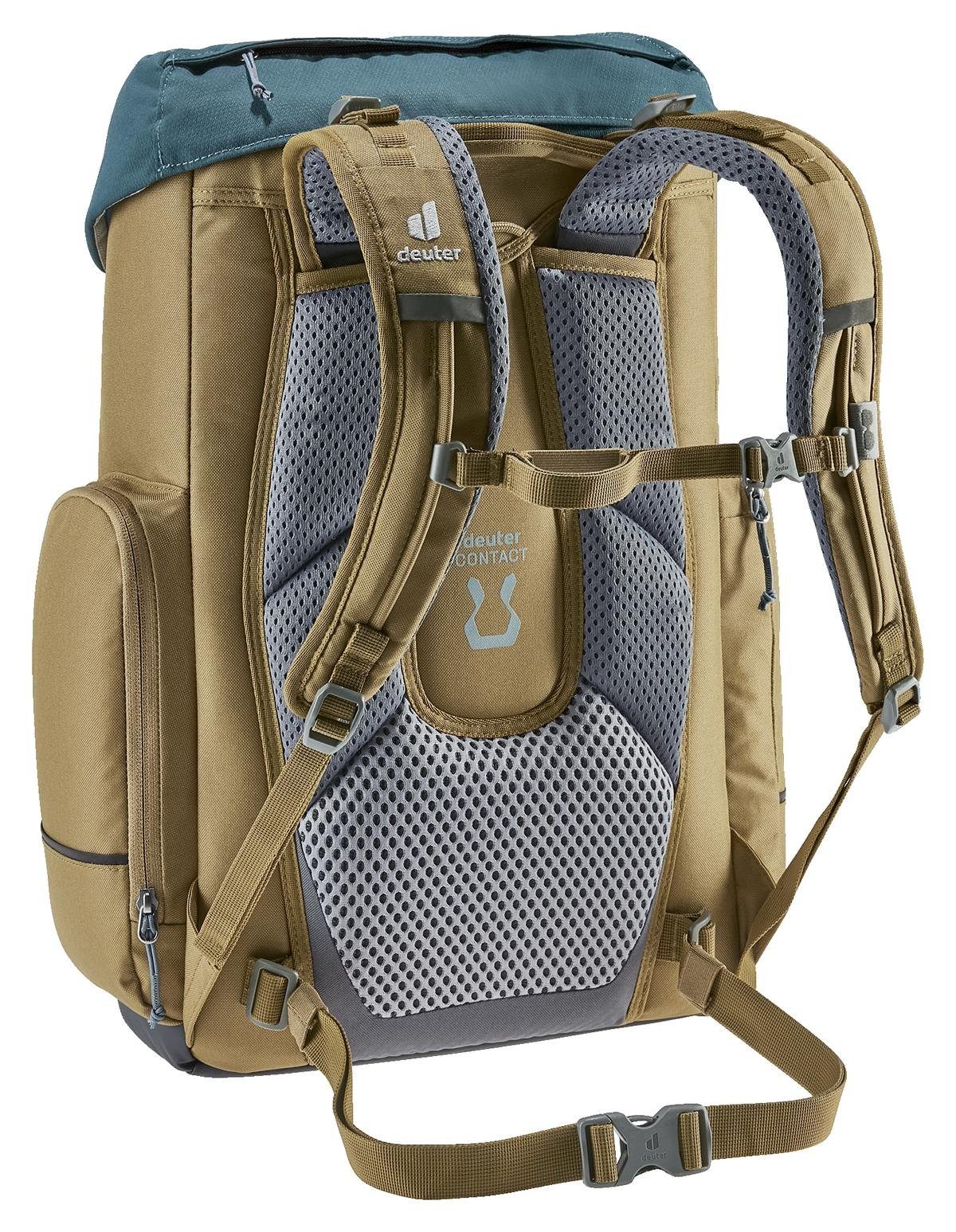 deuter Schulrucksack Scula Schulrucksack clay-arctic 6315 wasserabweisend Liter, 30