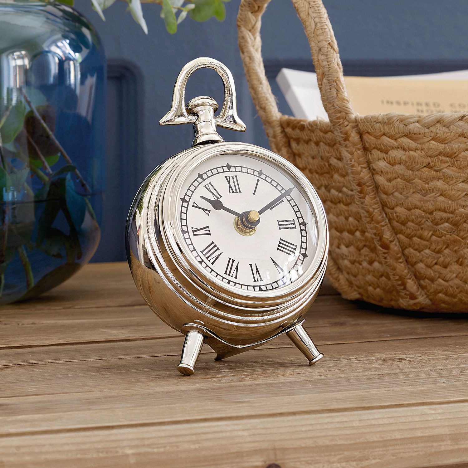 Mirabeau Wanduhr Uhr Coraten silber