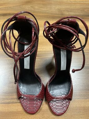 Stella McCartney Stella Mccartney Icon VEGAN Faux Ankle Tie Heels Sandals Pumps Schuhe Pumps