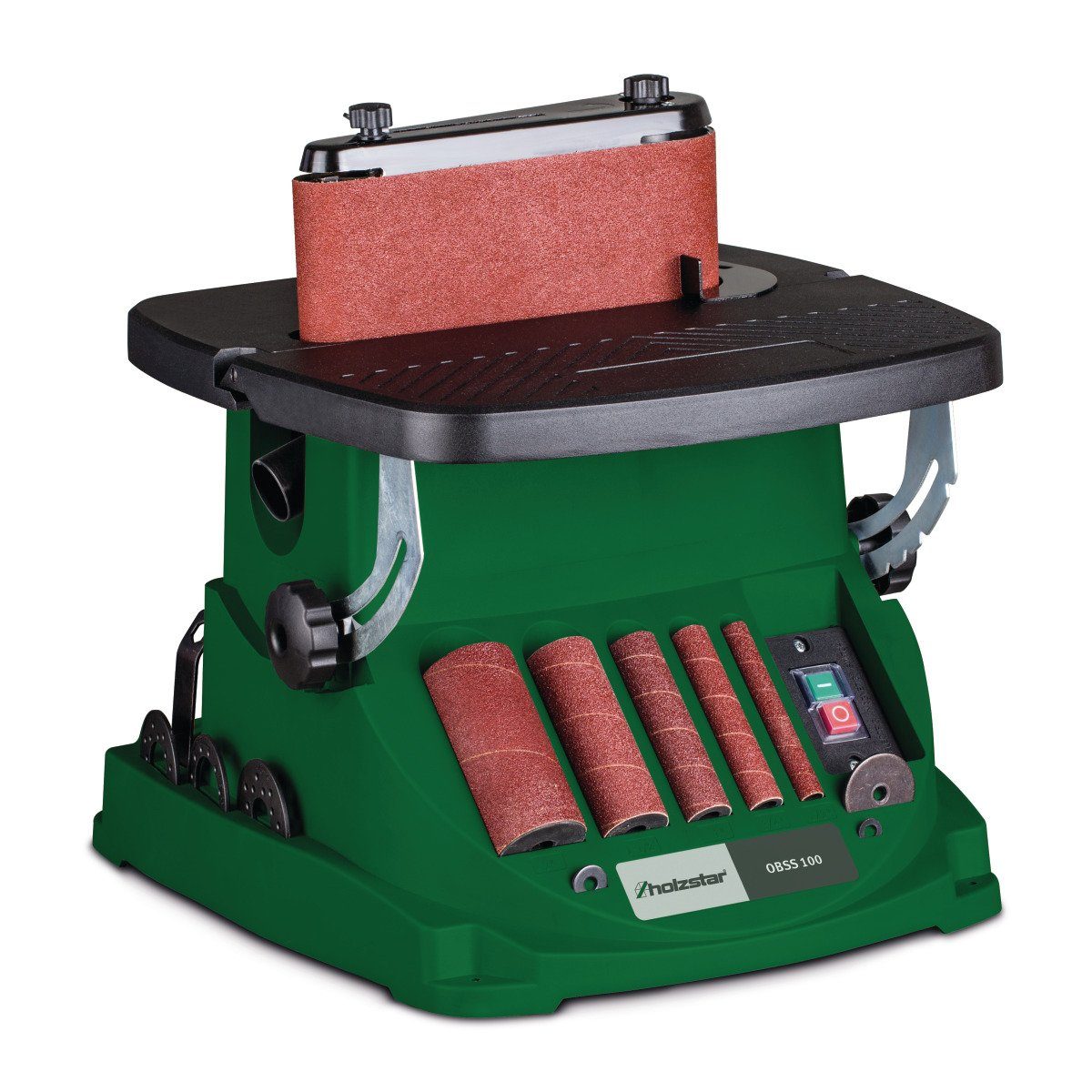Holzstar Spindelschleifmaschine Holzstar Spindel-und Bandschleifmaschine OBSS 100 neigbar 0Â°-45Â°