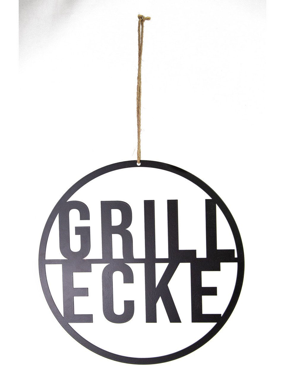 Dekofigur Riffelmacher Dekoring Grillecke zum Hängen 30 x 30