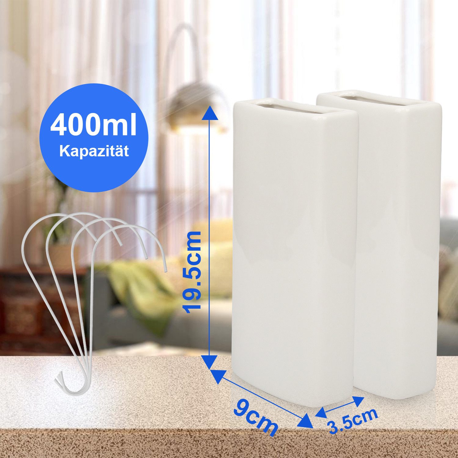 Clanmacy Luftbefeuchter Luftbefeuchter Keramik 4er Set günstig online kaufen