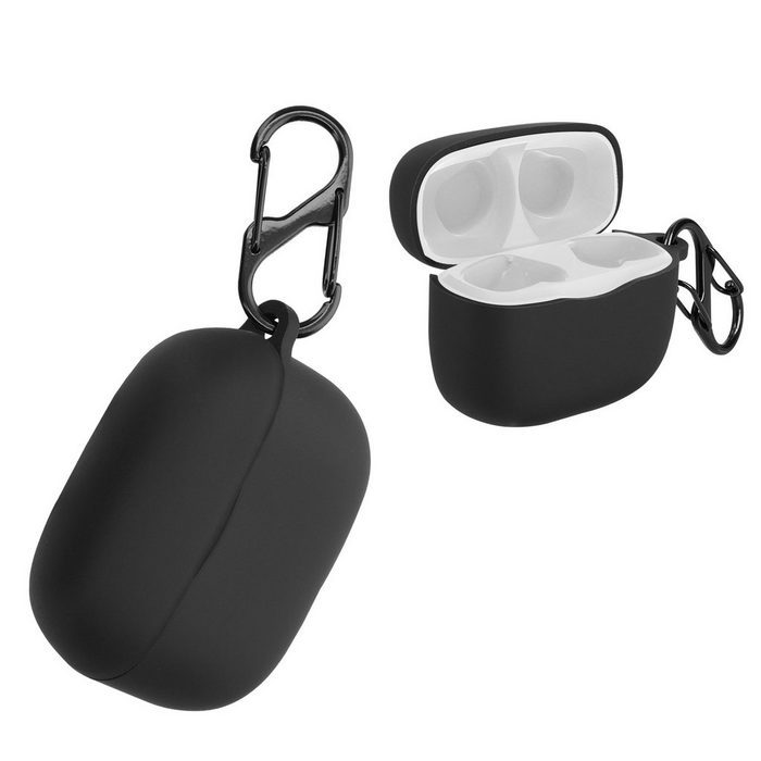 kwmobile Kopfhörer-Schutzhülle Hülle für SoundPEATS Air3 Pro Silikon Schutzhülle Etui Case Cover für In-Ear Headphones