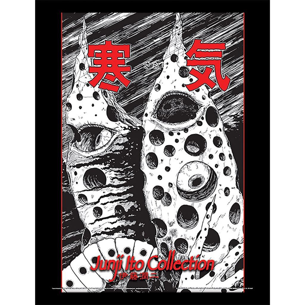 Junji Ito Bild mit Rahmen The Chill, Kunstdruck Manga