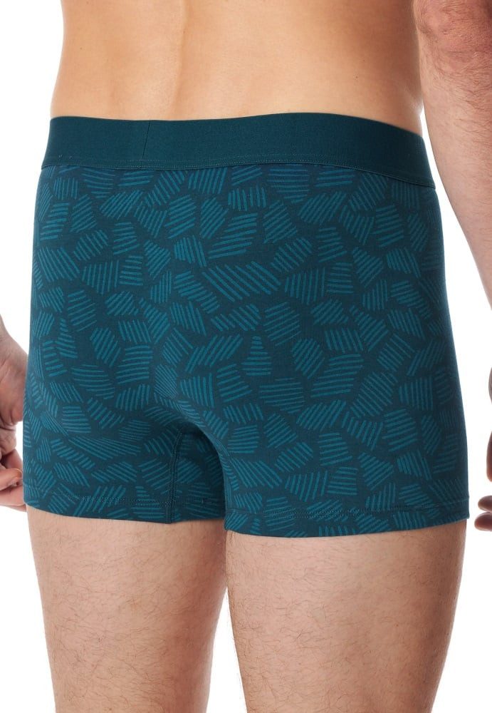 Schiesser Boxershorts Unterwäsche 95/5 Webgummibund blau uni/gemustert Herr günstig online kaufen