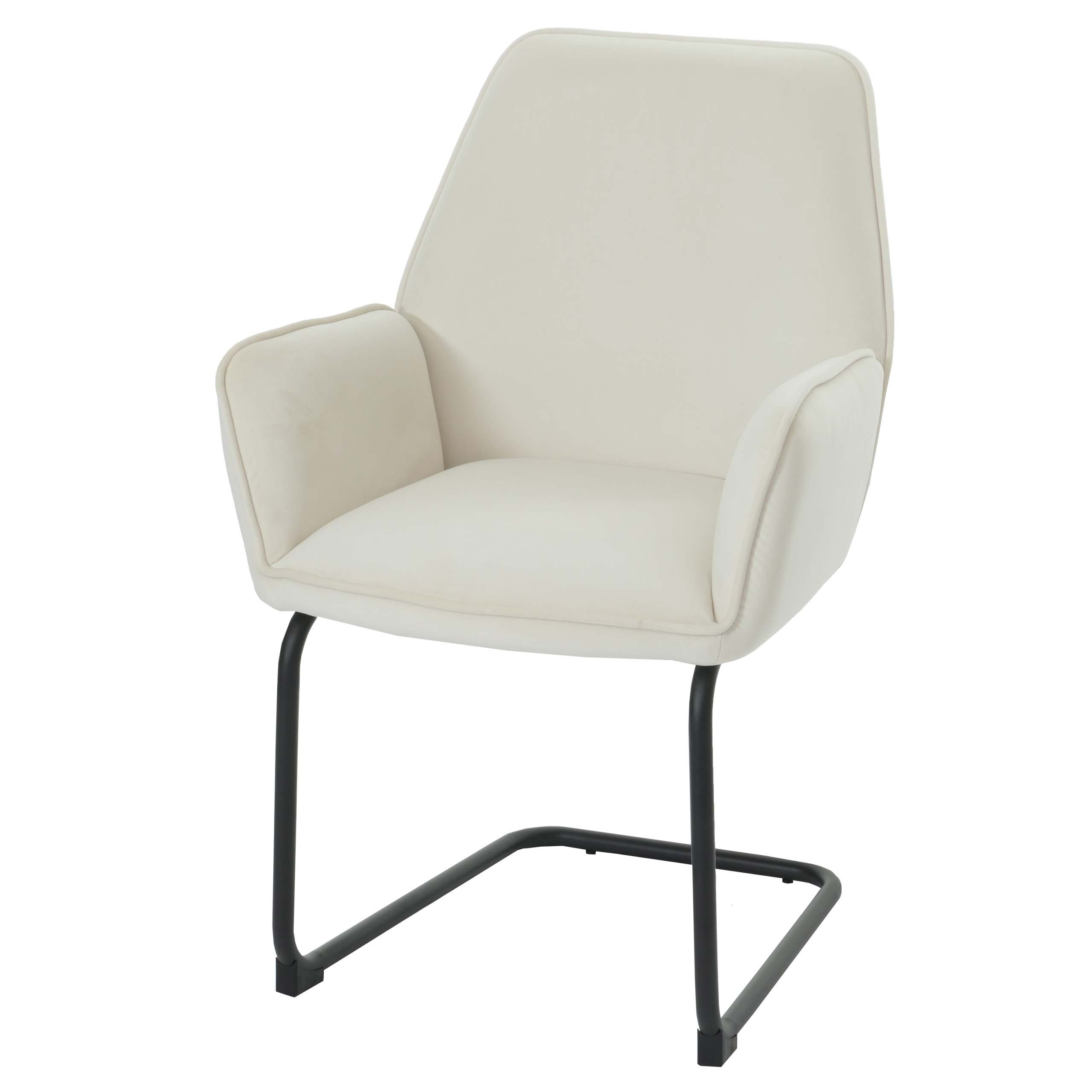 MCW Freischwinger MCW-G67-FS (1 St), Abgerundete Ecken, Mit Fußbodenschonern