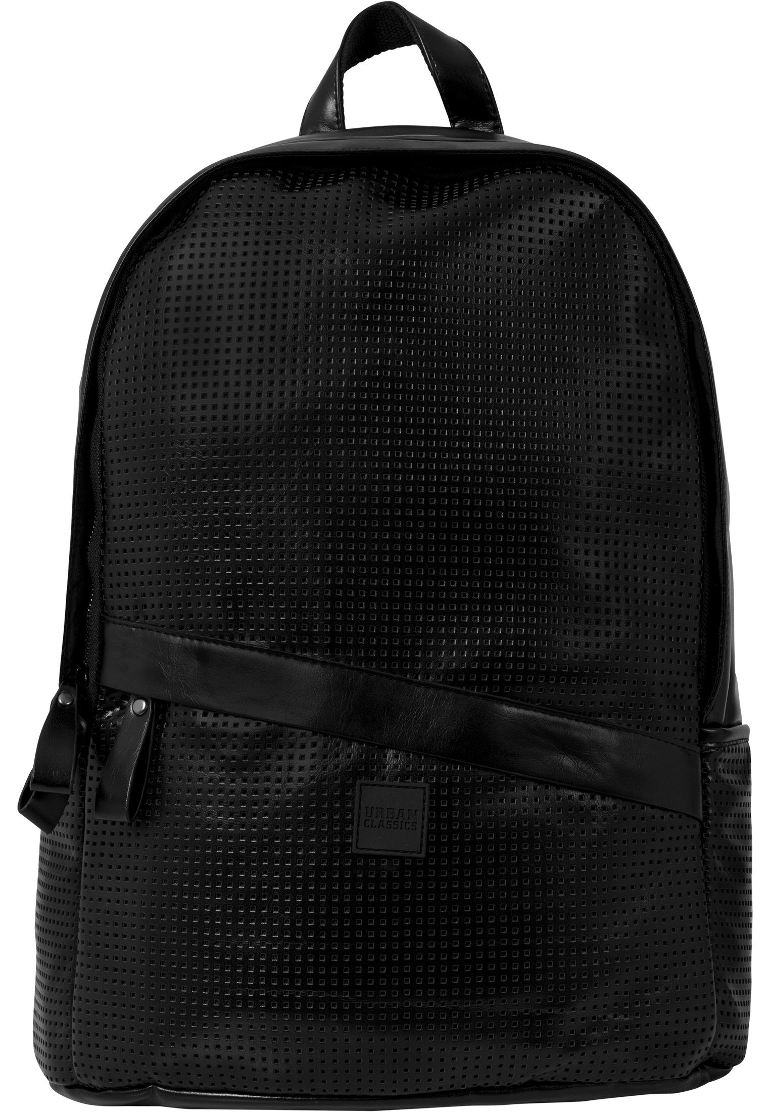 URBAN CLASSICS Rucksack Unisex Perforated Synthetic Leather Backpack