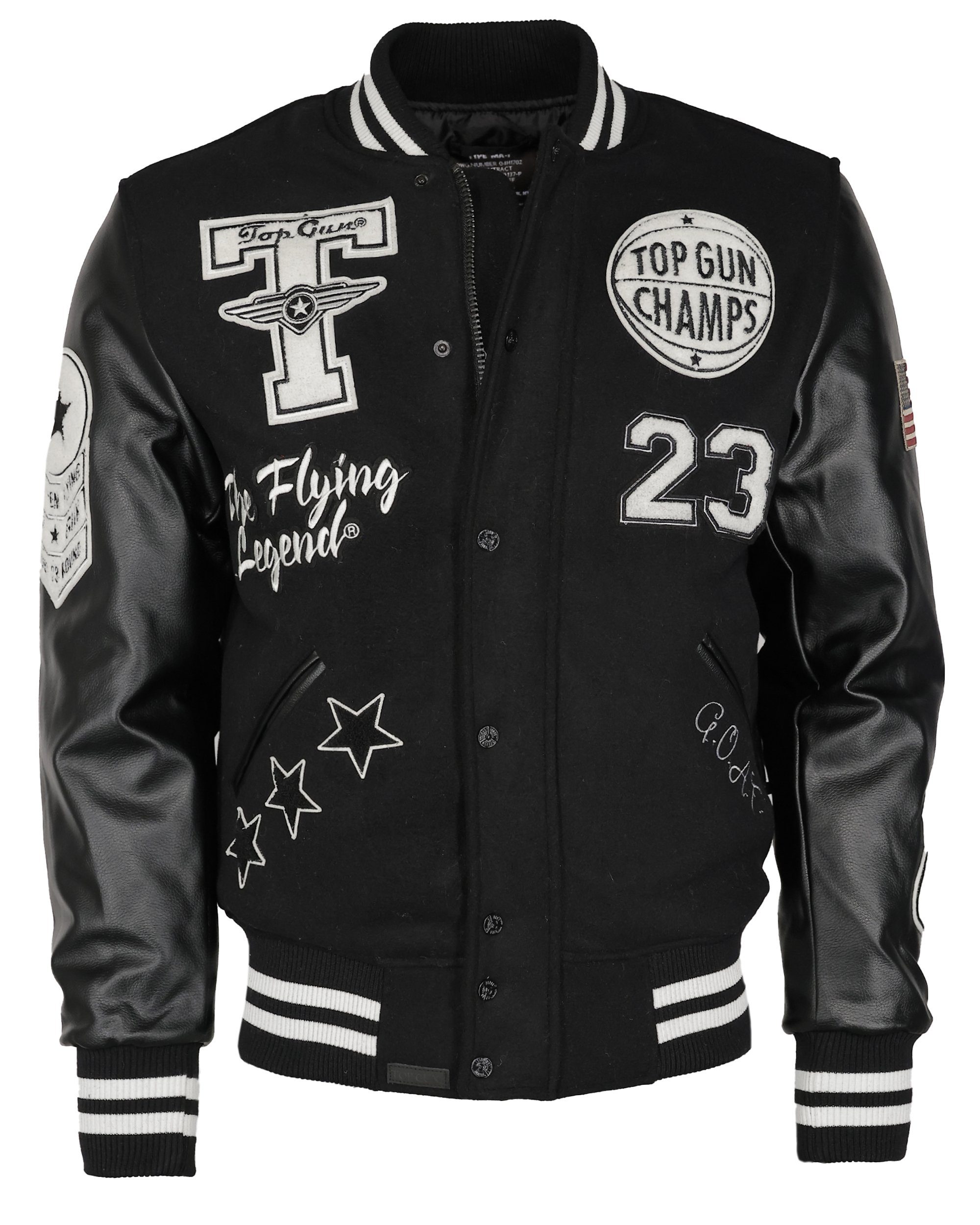 GUN black TOP TG20213031 Collegejacke