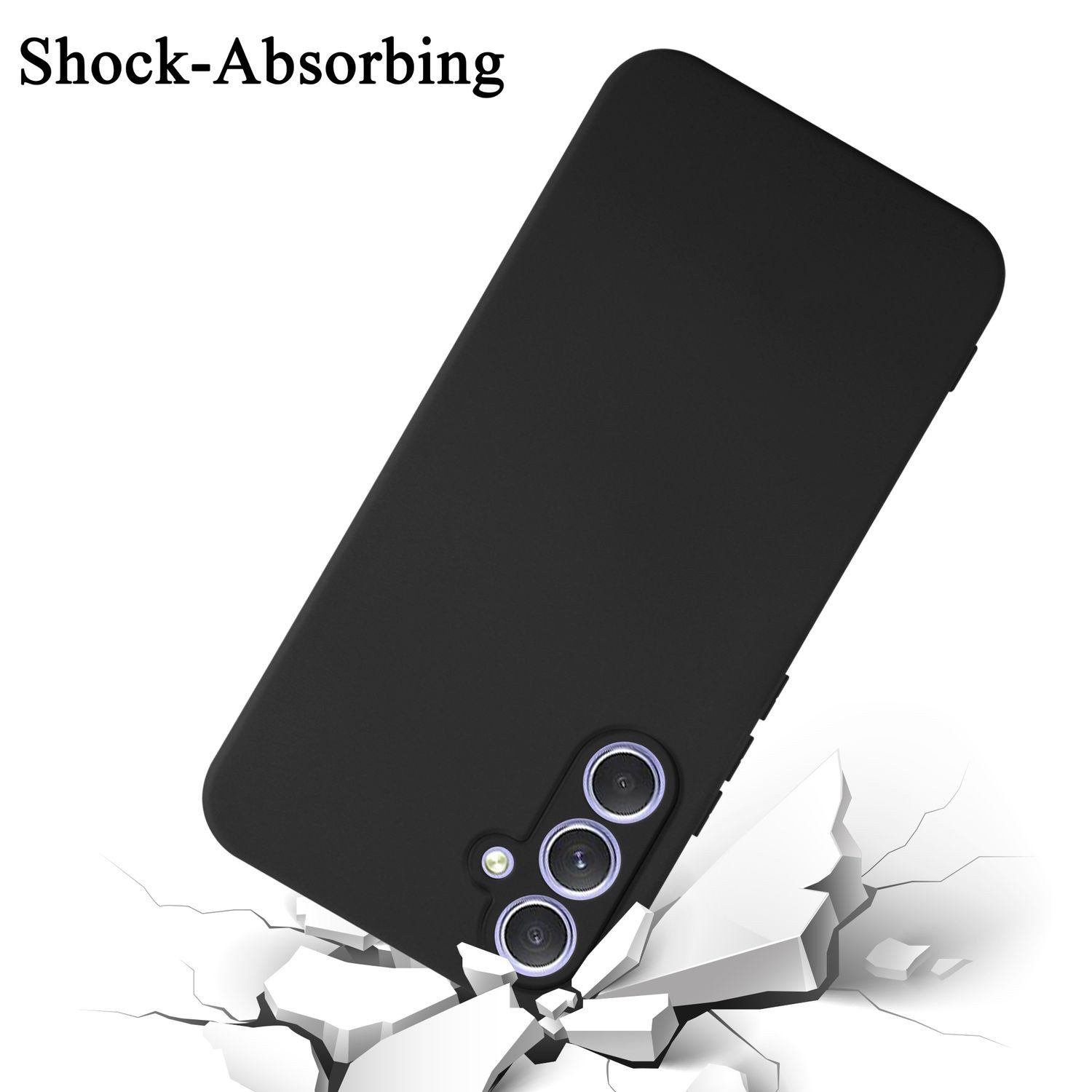 Cadorabo Handyhülle für Samsung Galaxy A54 5G Hülle Samsung Galaxy A54 5G, Flexible Hülle TPU Silikon Schutzhülle Back Cover Case