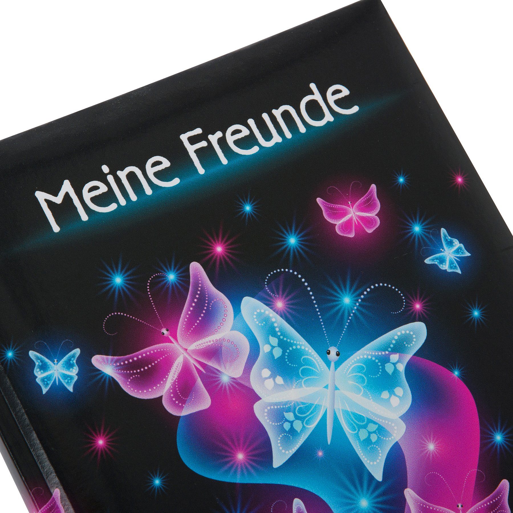 Goldbuch Notizbuch Goldbuch Freundebuch A5 Schmetterling – Bild 3 von 4