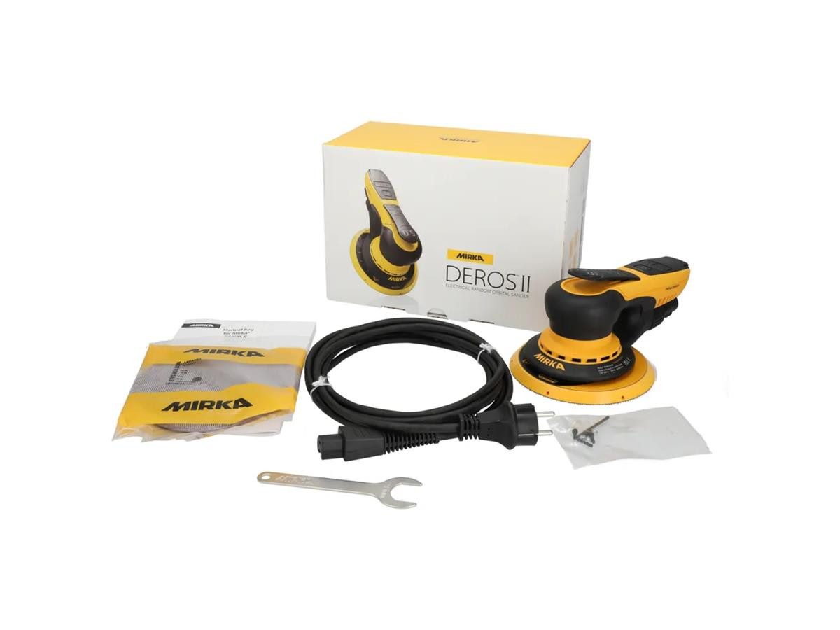 Mirka Exzenterschleifer DEROS II 680 150mm Hub 8,0, kompakt und handlich