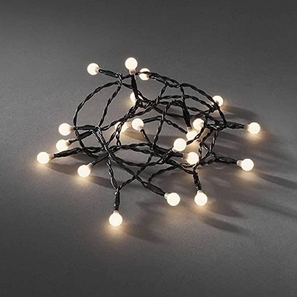 KONSTSMIDE LED-Lichterkette 1492-107 LED Globe-Lichterkette 50er Batterie