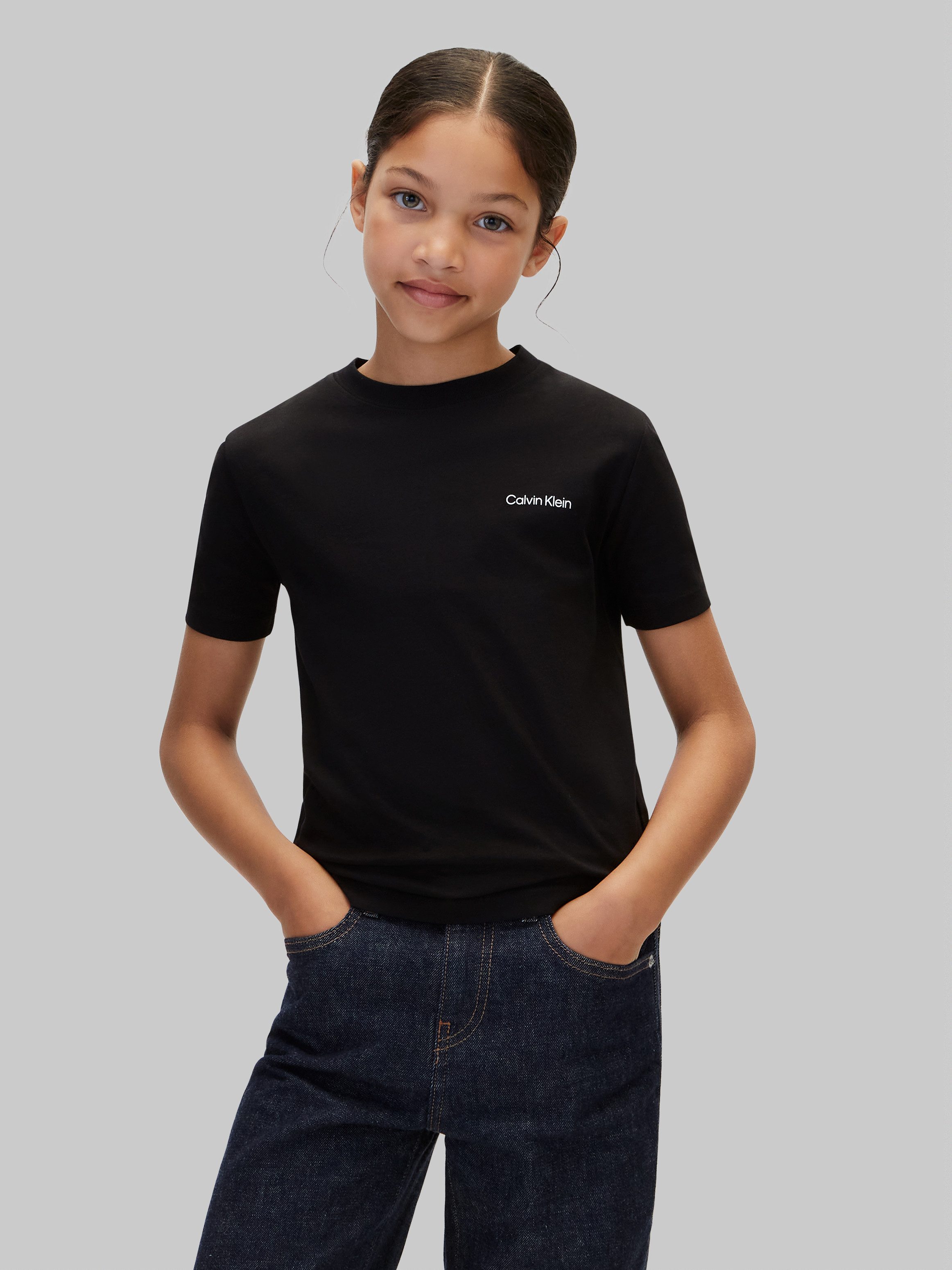 Calvin Klein Jeans Sweatshirt SMALL CHEST LOGO REGULAR Regular fit, Logoschriftzug – Bild 2 von 5