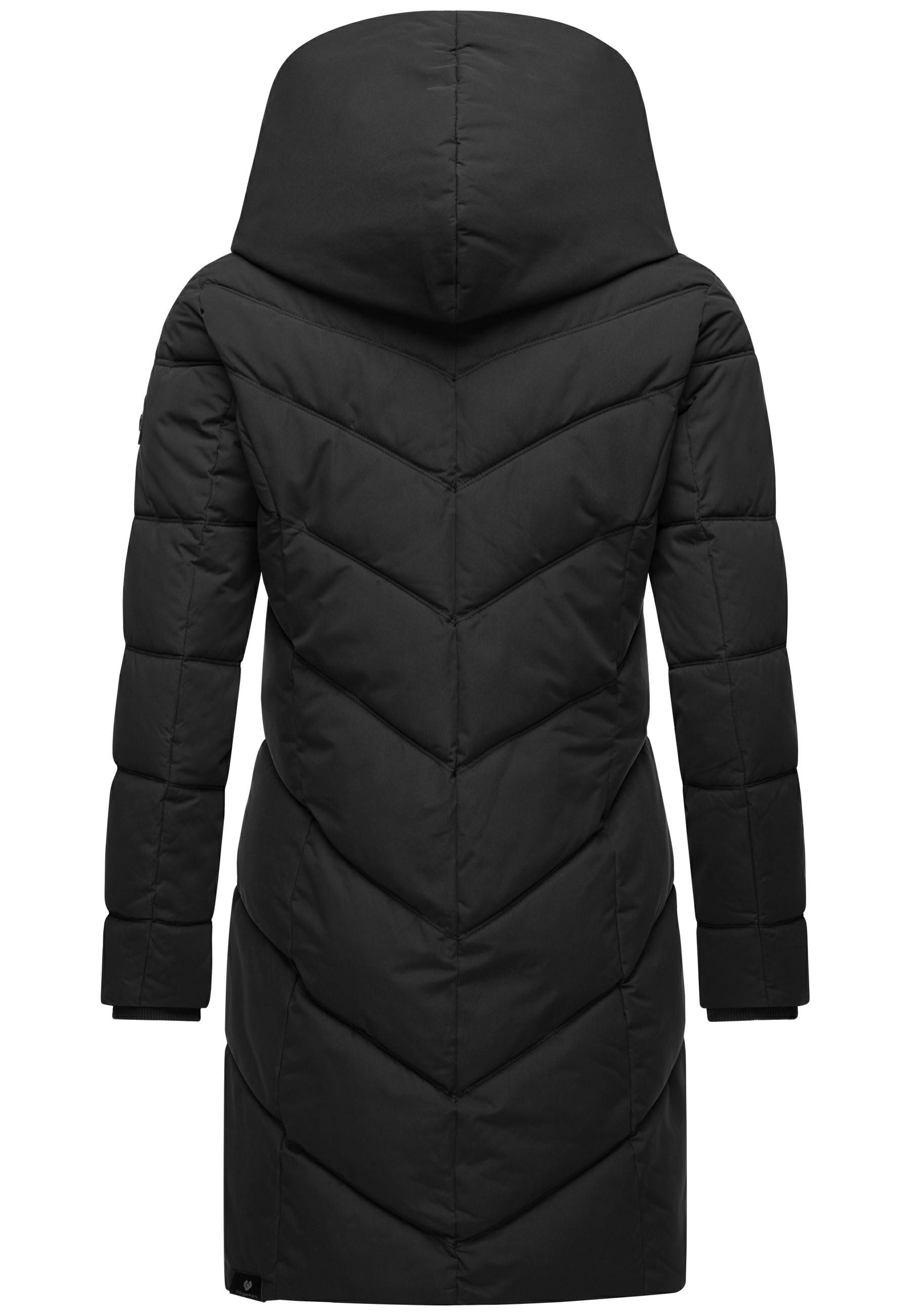 Ragwear Steppmantel Natalka stylischer, gesteppter Winterparka mit gefütterter Kapuze