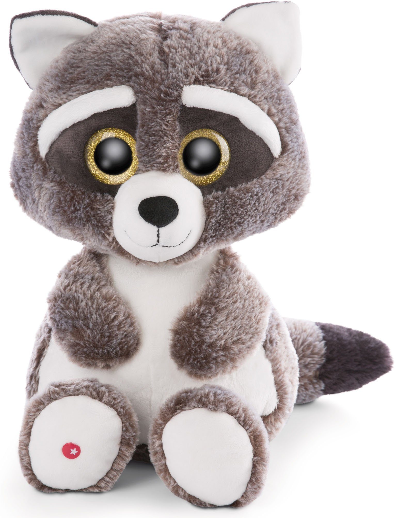 Kuscheltier Glubschis, Waschbär Clooney, 45 cm