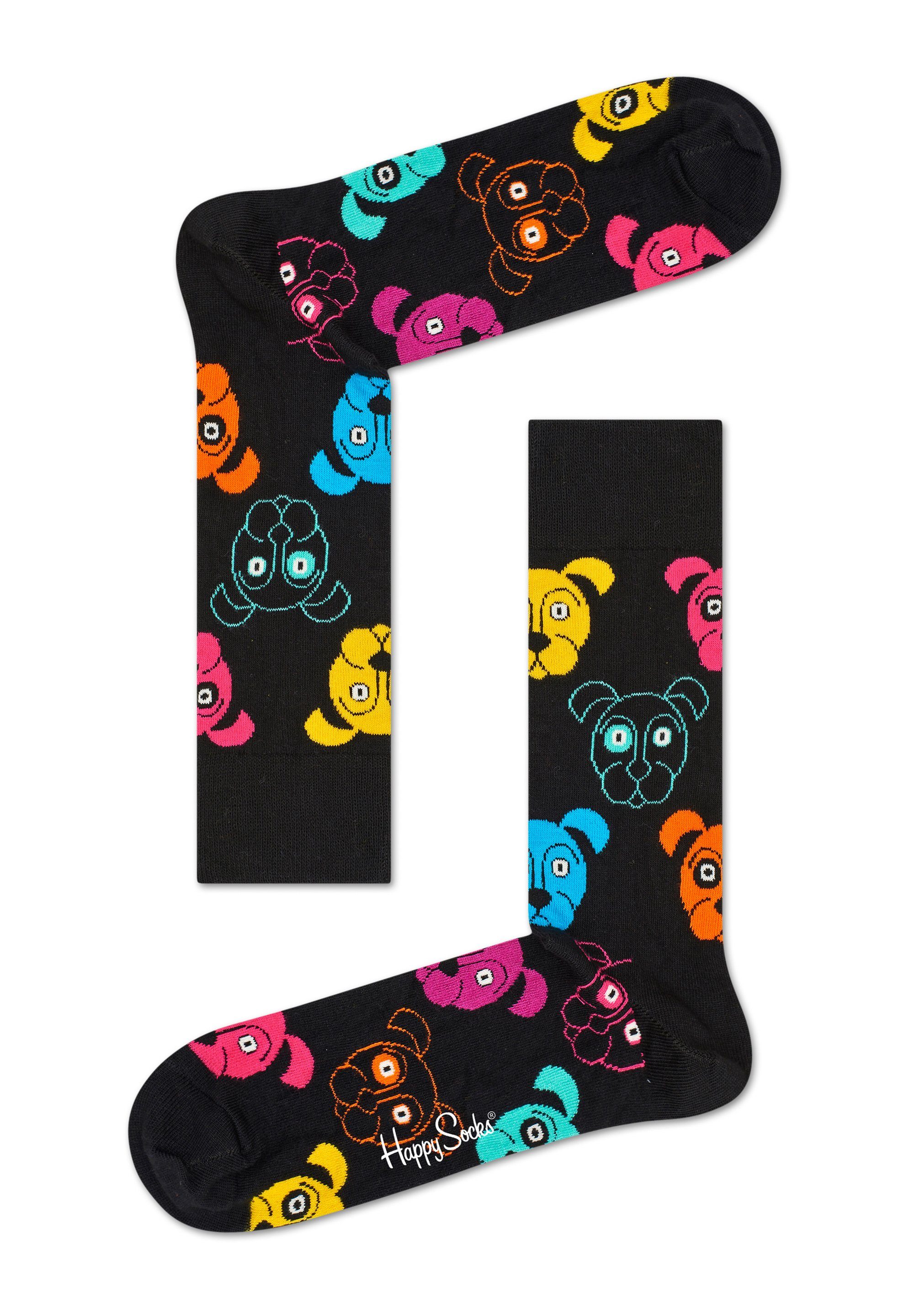 Happy Socks Basicsocken 2-Pack Classic Dog Socks aus nachhaltiger Baumwolle günstig online kaufen