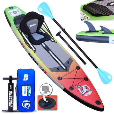 DURAERO Inflatable SUP-Board Stand up paddle Board, Action-Cam Halterung, 330x76x15cm, bis 150kg