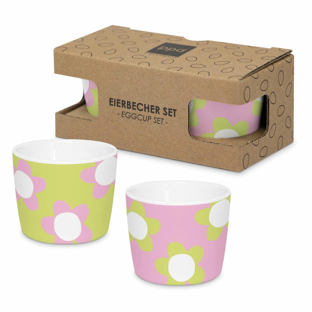 PPD Eierbecher Flower Fun Mix Egg Cup Set, 2-tlg.