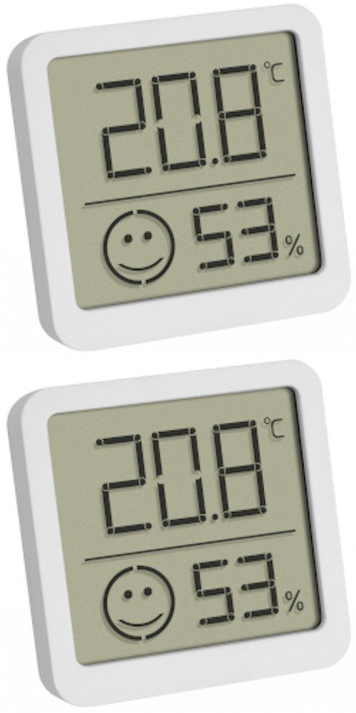 Raumthermometer TFA 30.5053 digitales Thermometer-Hygrometer mit Komfortzonen