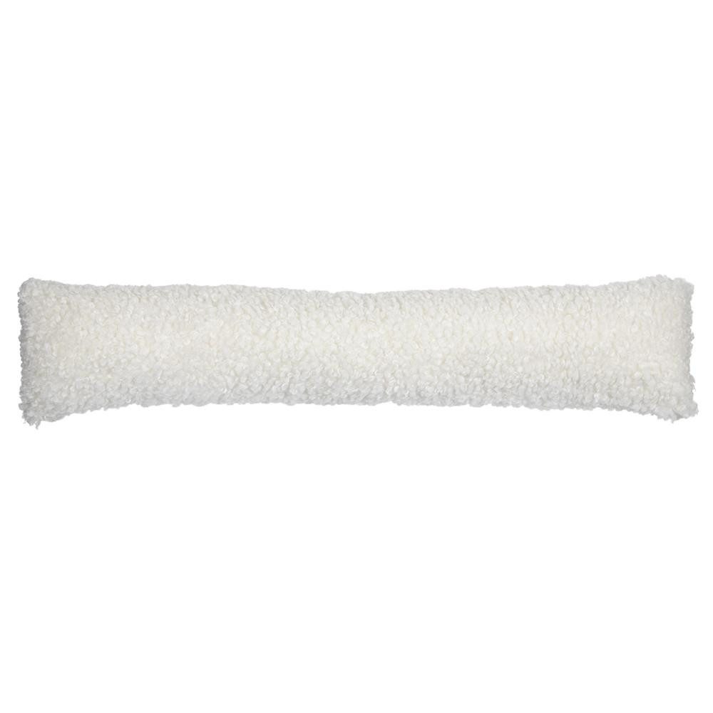 INNA-Glas Zugluftstopper Zugluftstopper ARIFA, aus Teddystoff, weiß, 90x20x15cm
