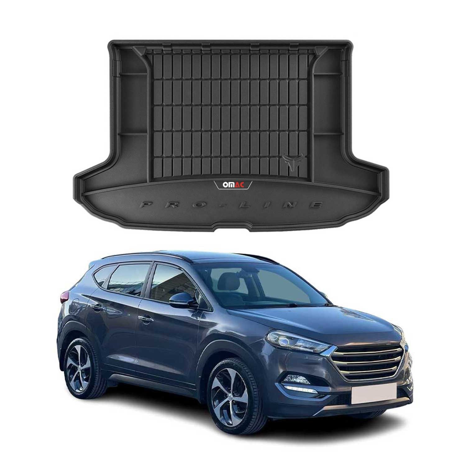OMAC Kofferraummatte OMAC Kofferraumwanne für Hyundai Tucson 2015-2024 TPE (1 St), für Hyundai Tucson 2015-2024 Hyundai Tucson 2015-2024, Einfache Installation,Antirutsch,Leicht zu reinigen,Leichtgewicht