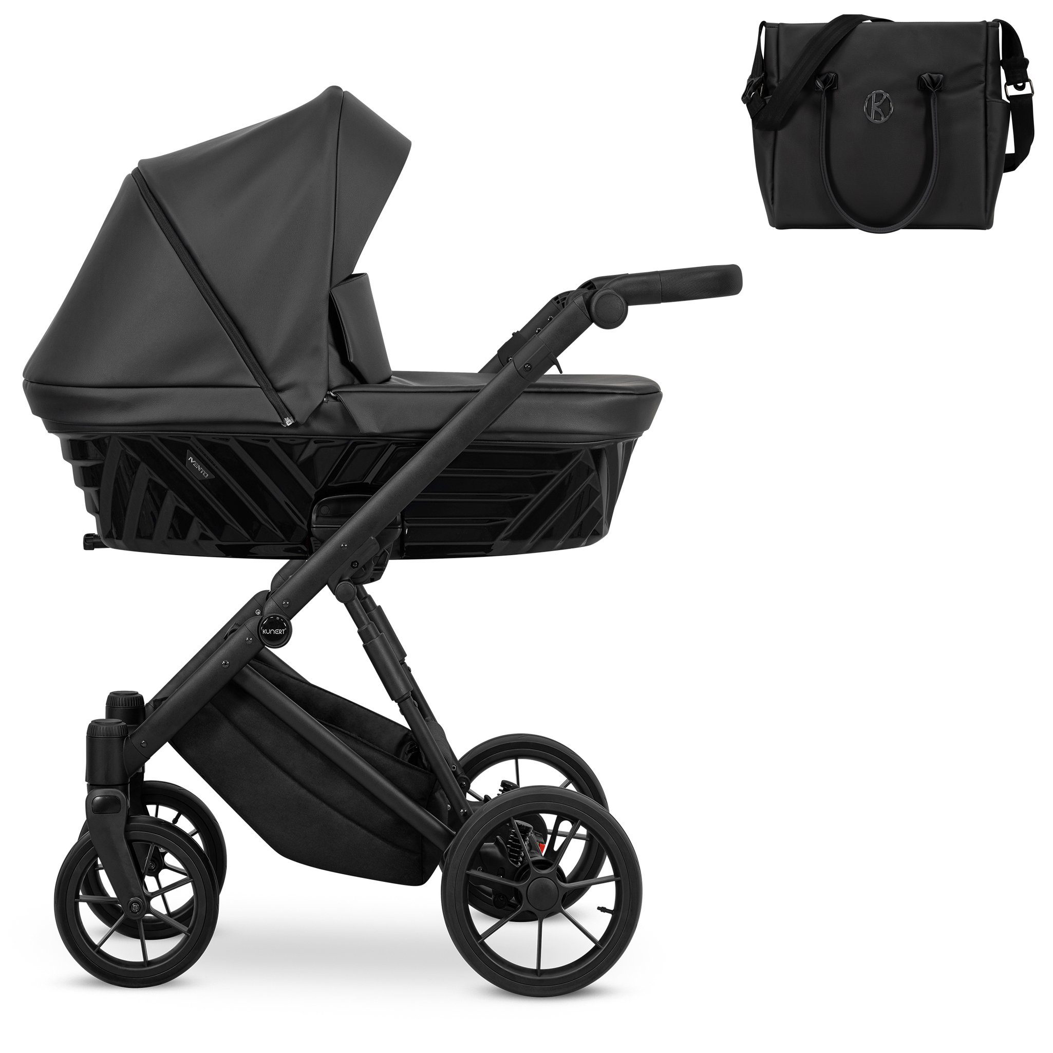 Kombi-Kinderwagen Invento 2 in 1 inkl. Sportsitz und umfangreichen Zubehör in 9 Farben