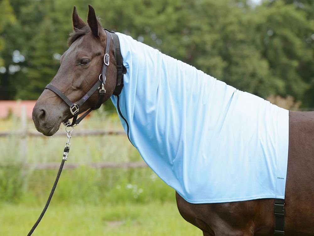 BUSSE Ekzemerdecke Busse Halsteil Extensive Zip - hellblau