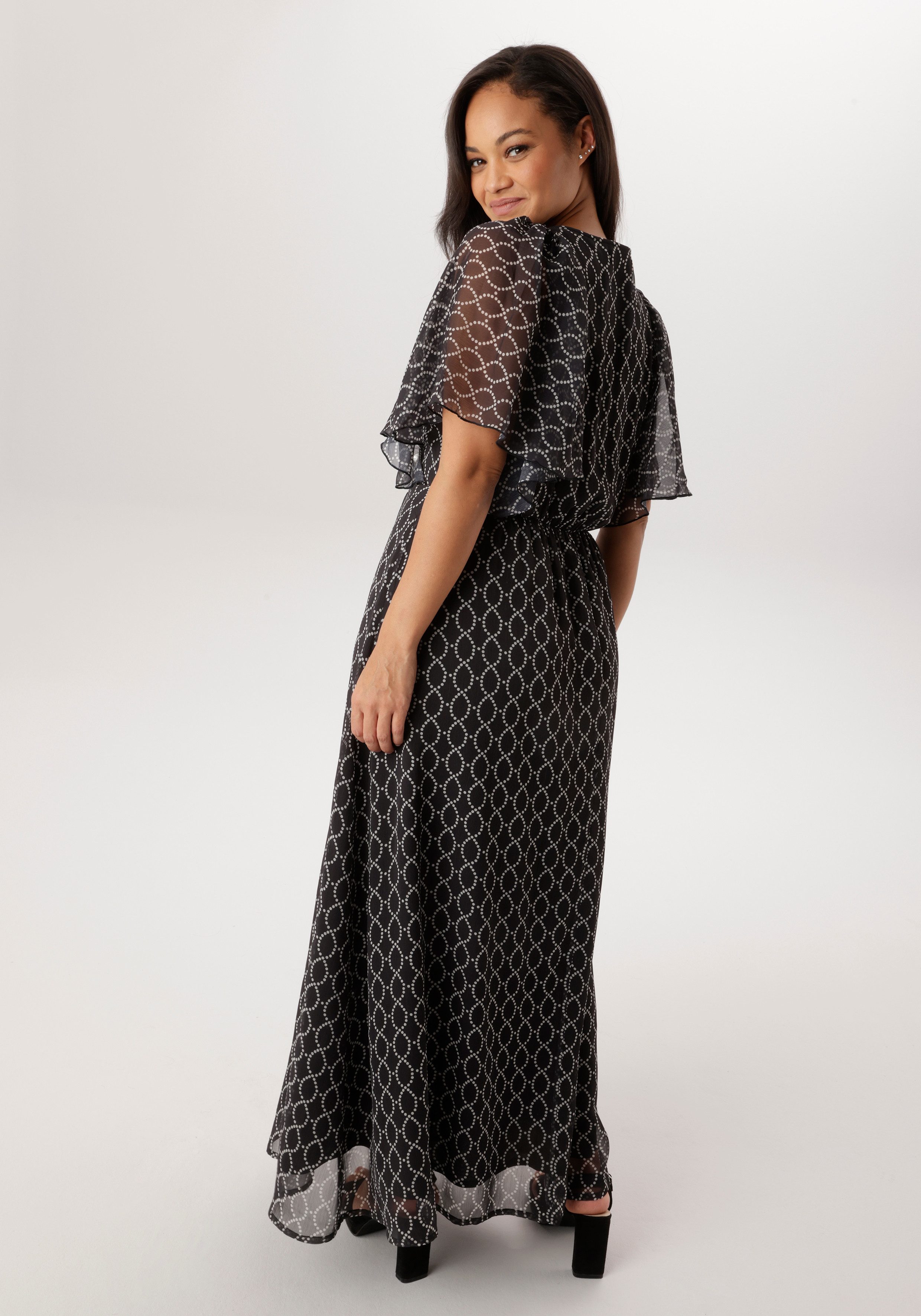 Aniston PLUS Chiffonkleid mit tollem Druck - NEUE KOLLEKTION