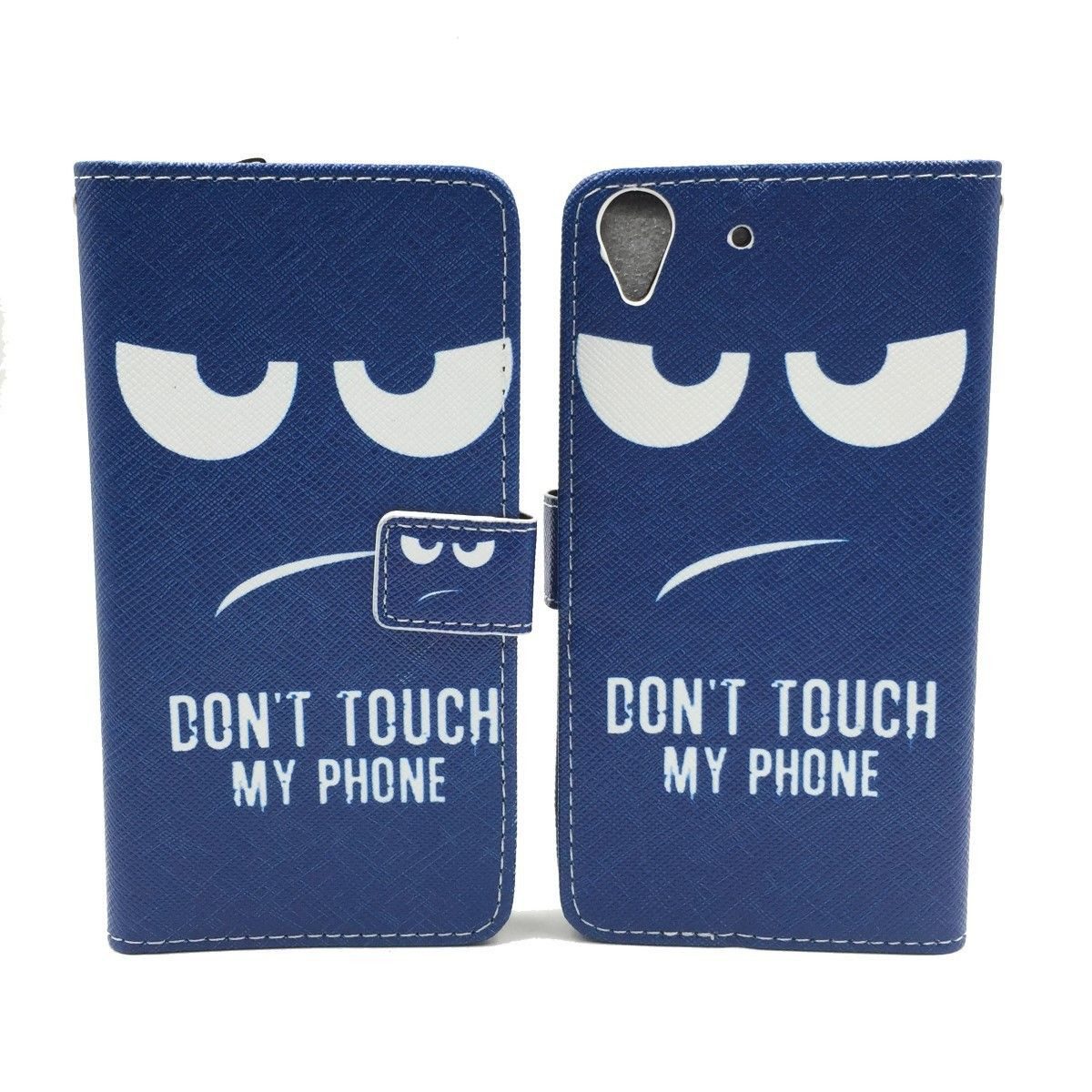 König Design Handyhülle Huawei Y6, Huawei Y6 Handyhülle Bookcover Blau