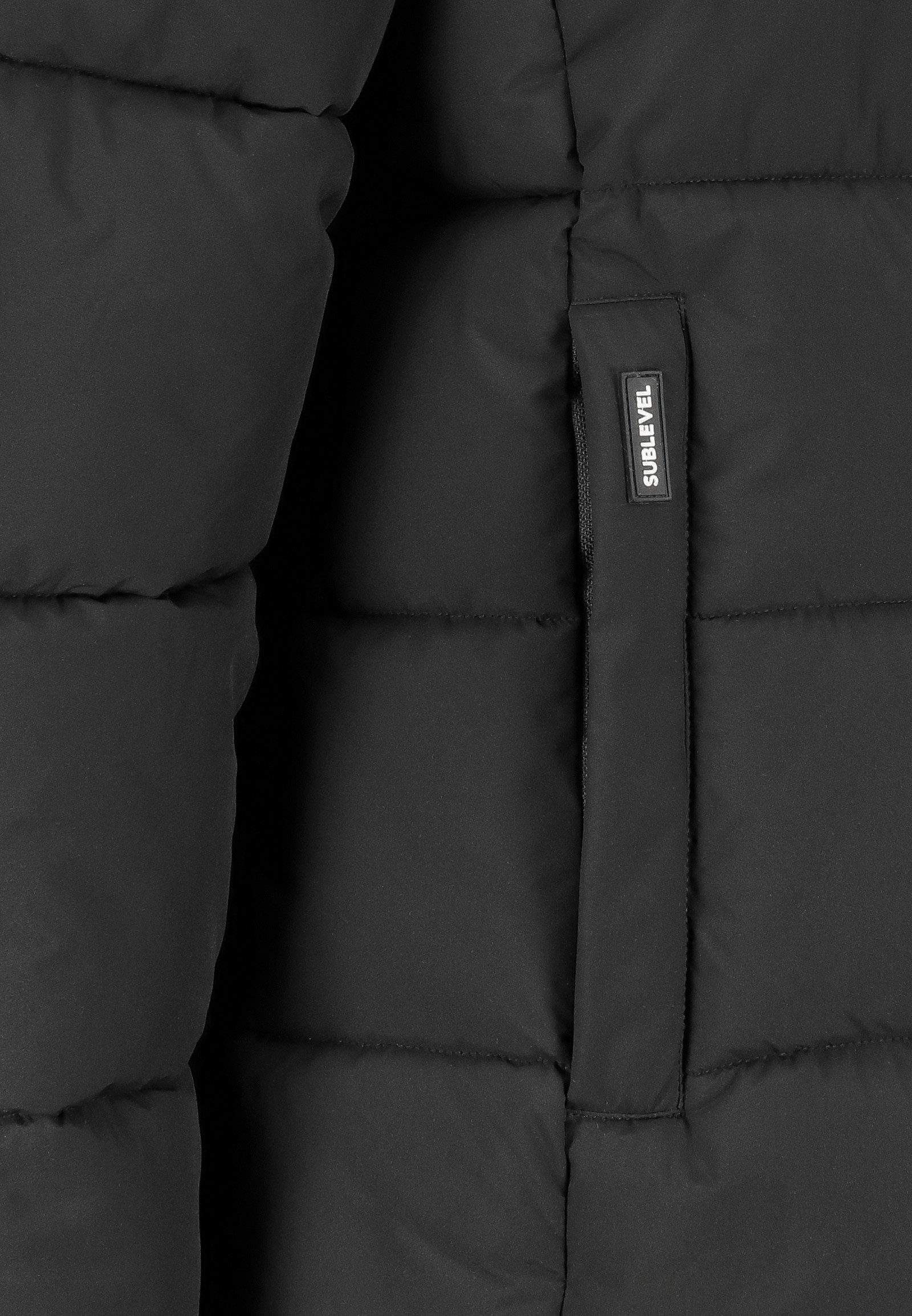 SUBLEVEL Steppjacke Damen mit Kapuze gefütterte Winter Jacke – Bild 5 von 5
