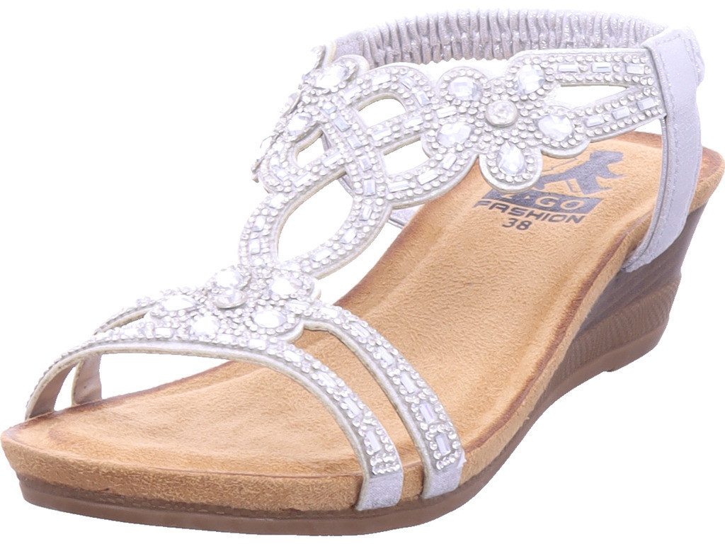2Go Fashion Keilsandale Damen silber günstig online kaufen