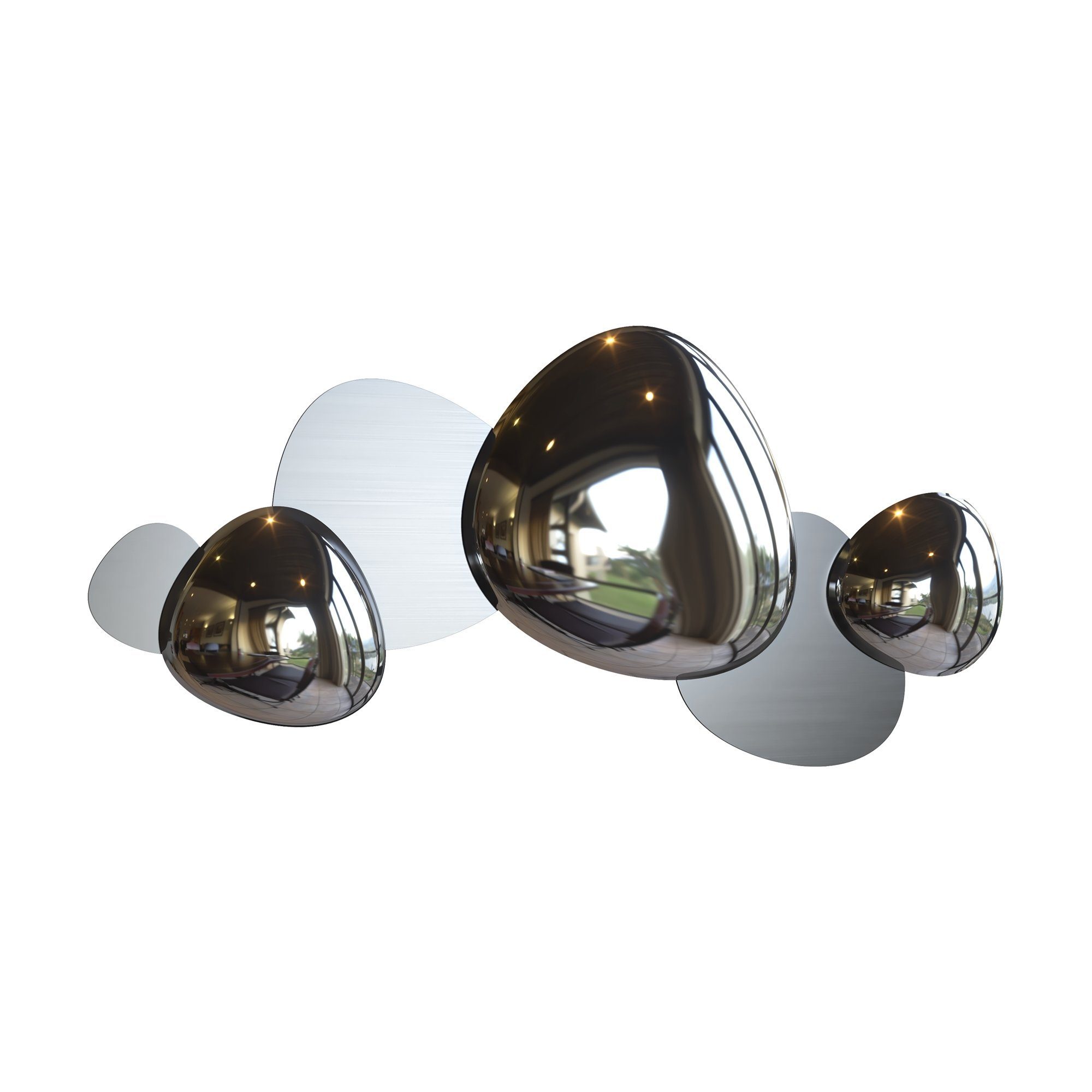 MAYTONI DECORATIVE LIGHTING Wandleuchte Jack-stone 3 79x37.1x7.4 cm, LED fest integriert, hochwertige Design Lampe & dekoratives Raumobjekt
